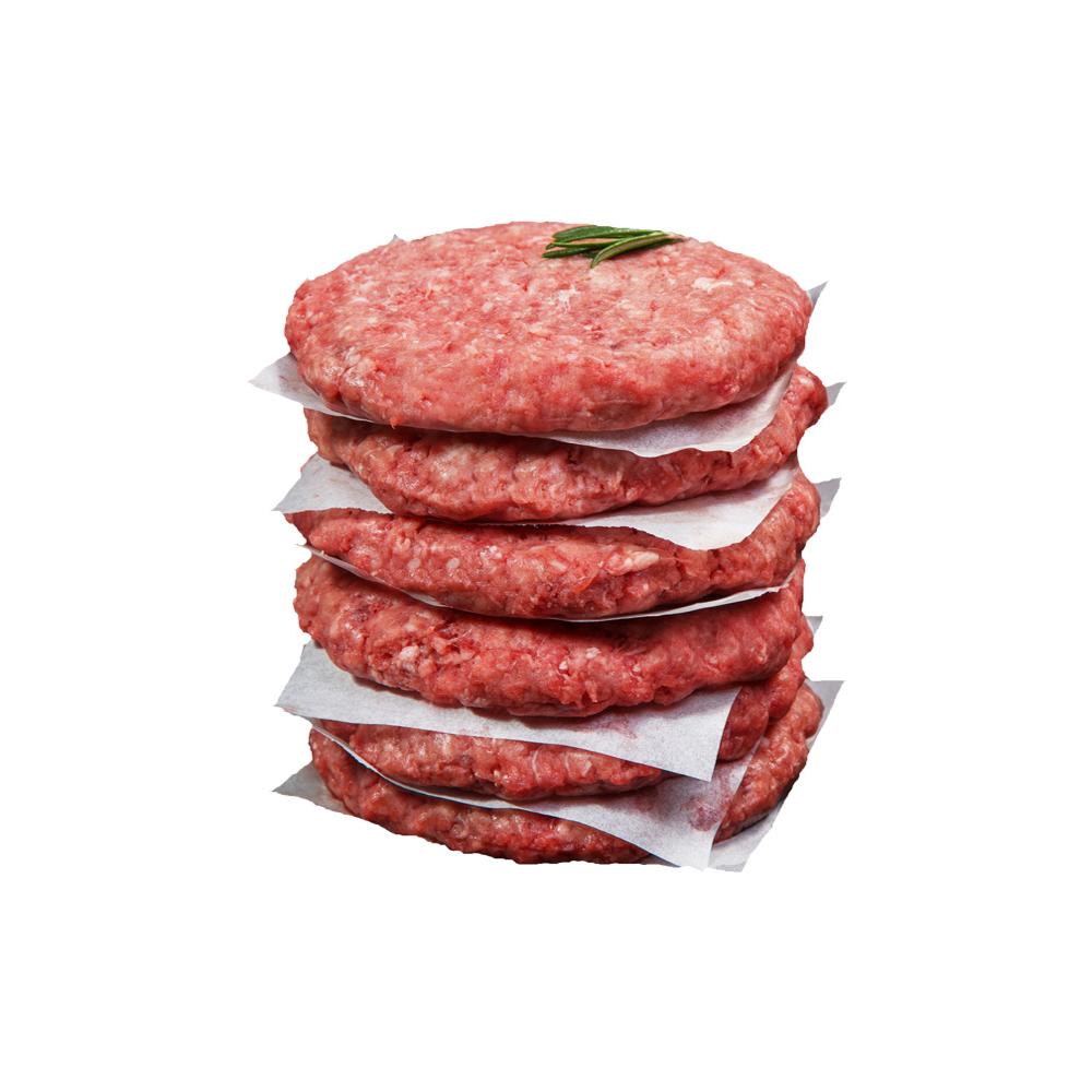 西捷安格斯牛肉饼谷饲汉堡肉饼西餐儿童食材早餐半成品真牛肉800g