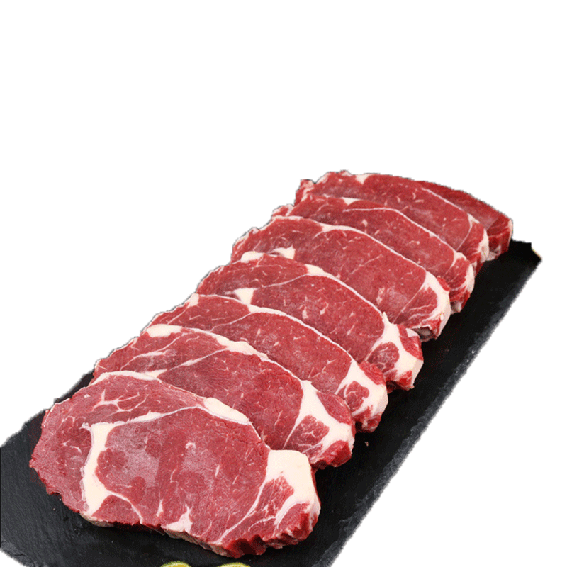 西捷进口整条原切眼肉牛排2000G整块肉眼牛扒速冻整根牛肉可代切