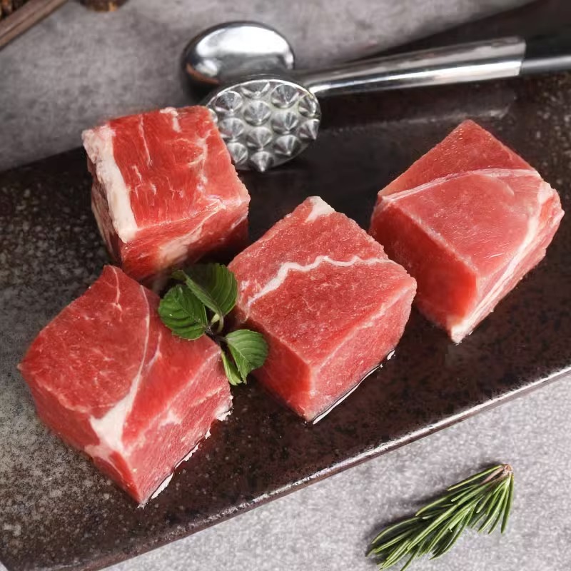 西捷巴西原切牛腩生鲜牛肉冷冻原切牛肉粒精修牛腩块生牛肉块2kg