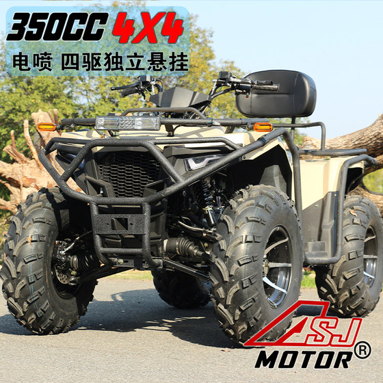 350cc EFI four-wheel drive beach motorcycle with independent suspension