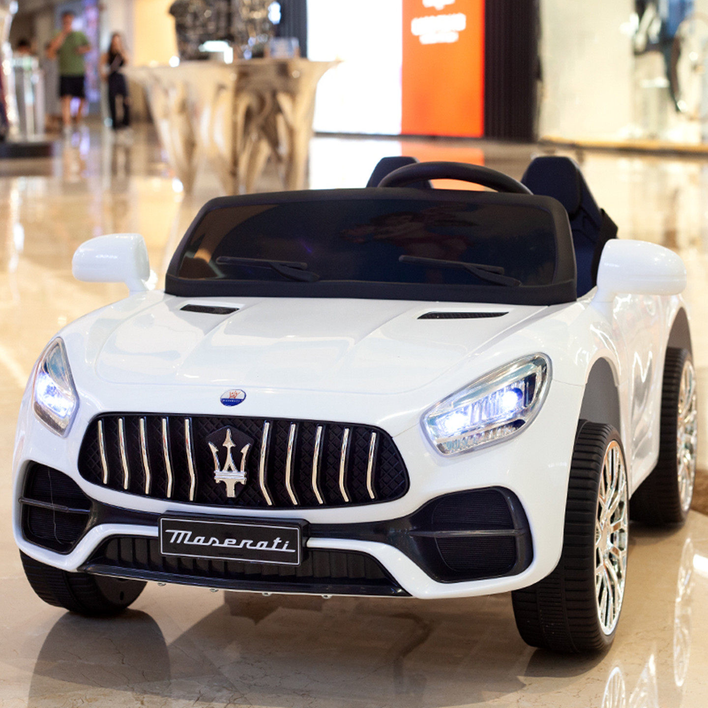 Children's electric car two-seater new four-wheel car
