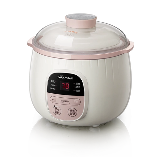 Медведь электрическое тушеное горшок с тушеным тушеном тушеном тушеном тушеном тушеном тушеном тушеной горшок птичье гнездо птичье гнездо гнездо суп каша очиститель капа Детский Дополнительный горшок с едой