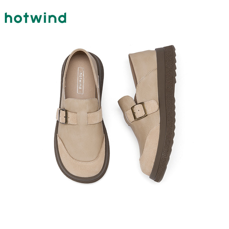 热风复古乐福鞋女鞋2025年秋季新款平底百搭配裙子勃肯鞋子单鞋,淘宝优惠券,粉丝福利购,淘宝优惠卷