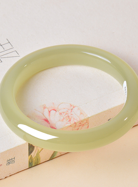 凤飞凰和田玉高冰晴水手镯女款