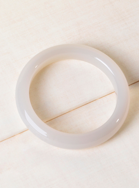 凤飞凰和田玉烟紫手镯少女款