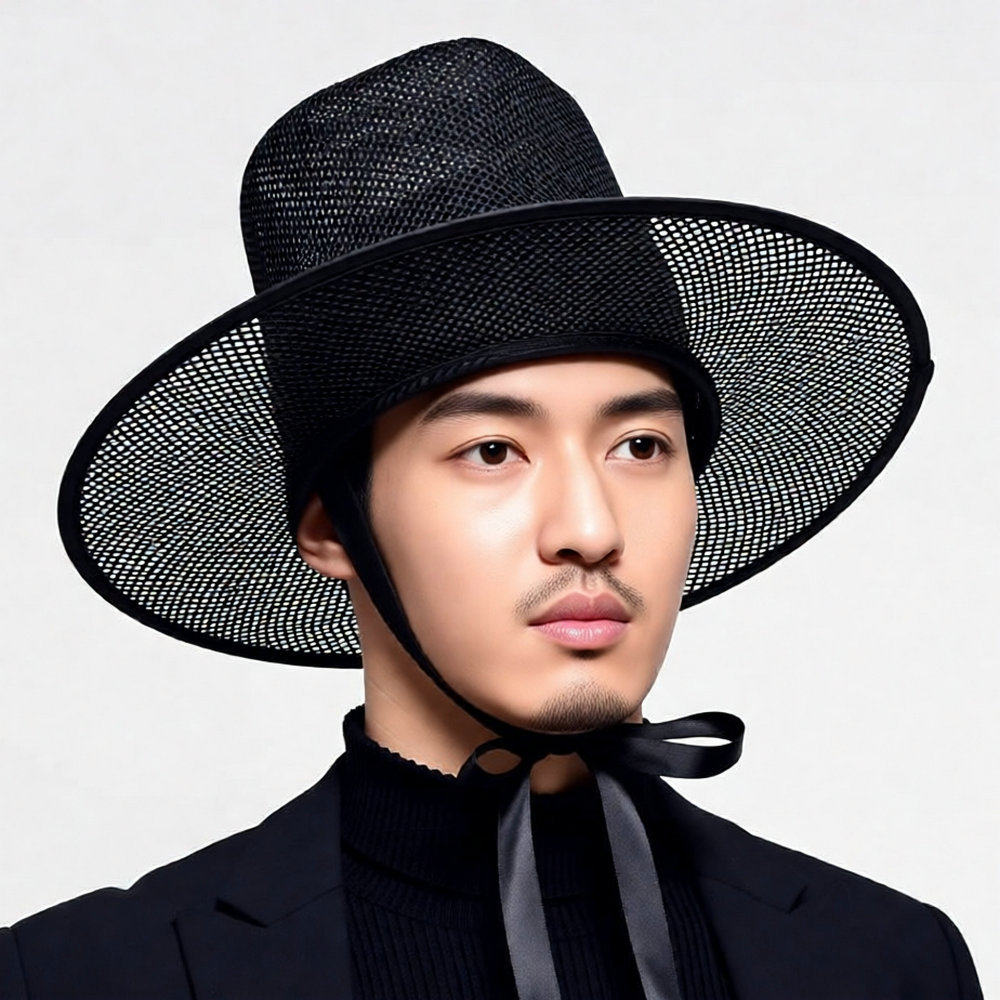 古风黑笠朝鲜韩国高帽明代古装帽子官帽古风道具爵士帽舞蹈帽汉服,淘宝优惠券,粉丝福利购,淘宝优惠卷