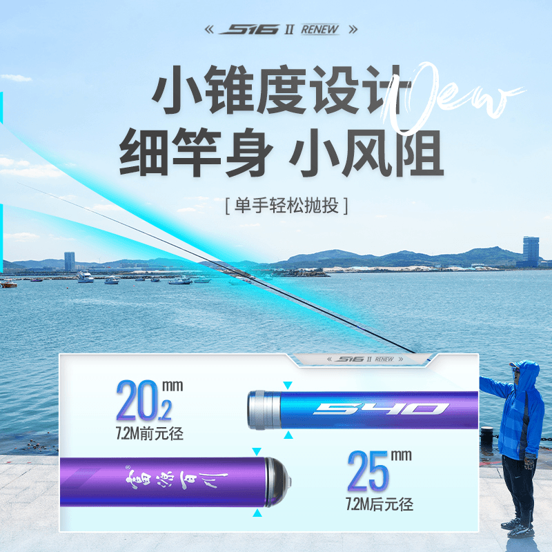 富源百川516鱼竿二代小综合钓鱼竿鲫鱼手竿台钓渔具鱼杆手杆钓竿 - 图3