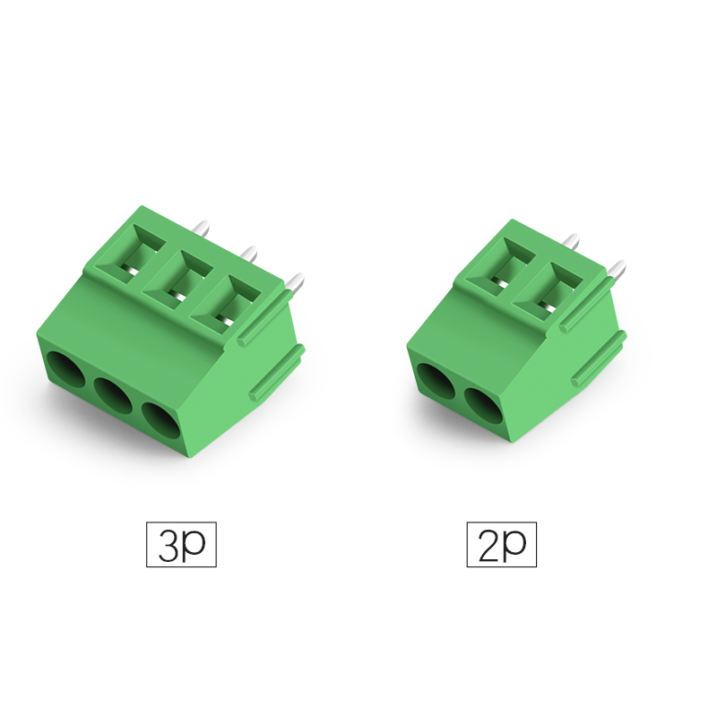 接线端子螺钉式PCB端子DG/KF128-2/3P间距5.08MM可拼接连接器黄铜 - 图0