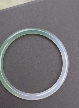 半山半水天然玛瑙玉髓手镯渐变玉髓镯子正圈玉镯闺蜜送女友礼物女