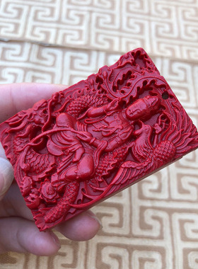 龙凤观音玉牌毛衣链台湾原色朱砂钥匙扣情侣款挂件南海观音吊坠