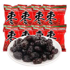 思宏阿胶枣无核蜜枣金丝枣水晶阿娇红枣贡枣蜜饯即食果脯独小包装