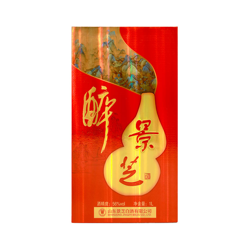 景芝 醉景芝葫芦千里江山图56度1000ml *2 礼盒装白酒高度酒送礼 - 图2