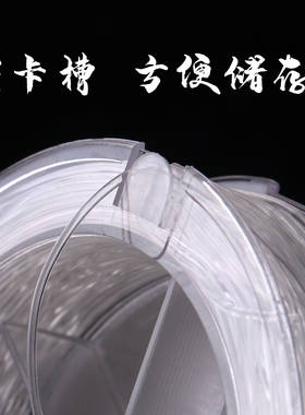 透明水晶弹力线耐磨佛珠金刚手串