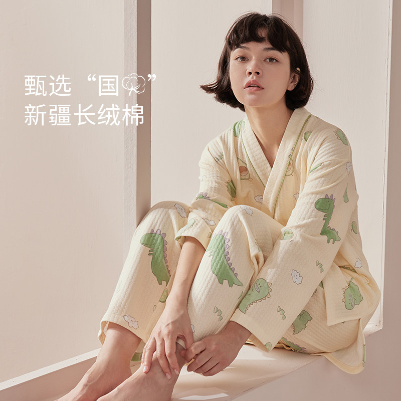 咕羊羊空气棉月子服秋冬季款睡衣 咕羊羊家居服套装