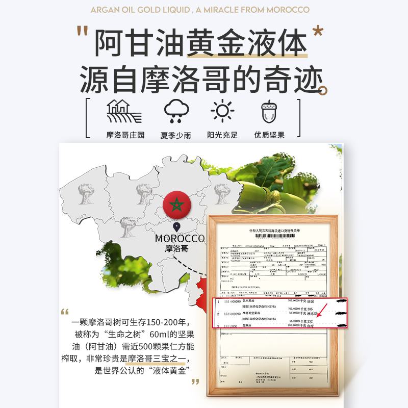 shinero宣柔旗舰店宣柔摩洛哥护发精油女修复干枯改善头发防毛躁卷发油柔顺烫染受损3