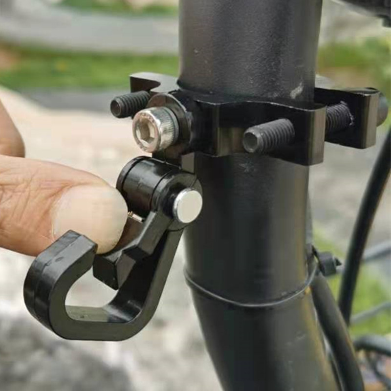 防盗封闭全金属电动车挂钩滑板摩托单车前置车把立杆保险柜挂物钩,淘宝优惠券,粉丝福利购,淘宝优惠卷