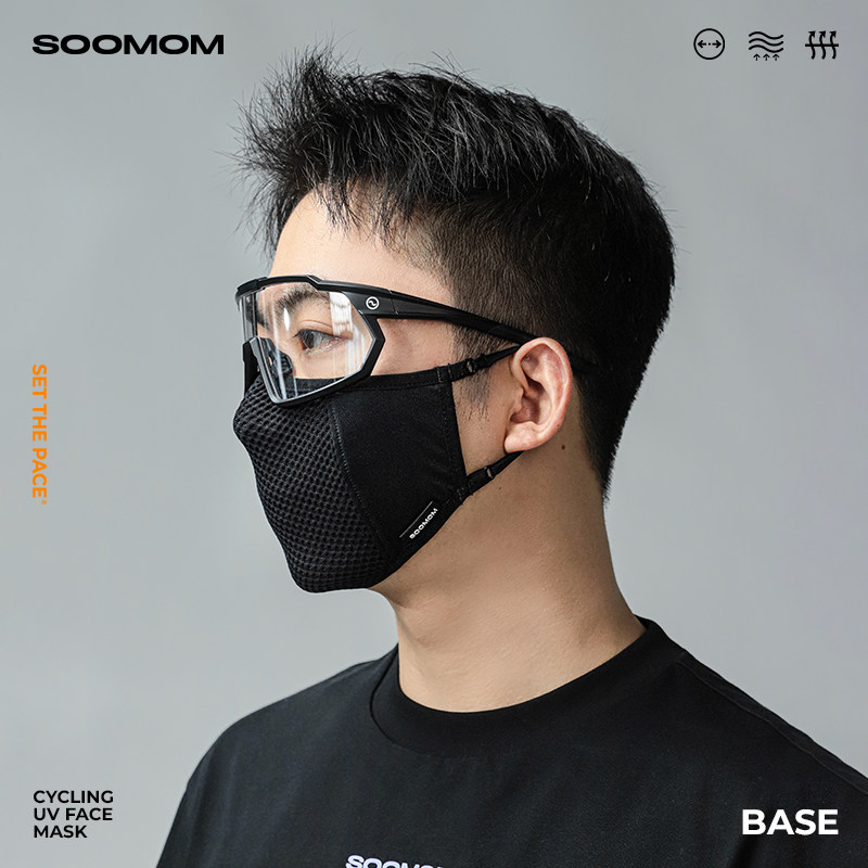 SOOMOM | BASE 防晒骑行口罩透气面罩防飞虫男女通用自行车运动 - 图3