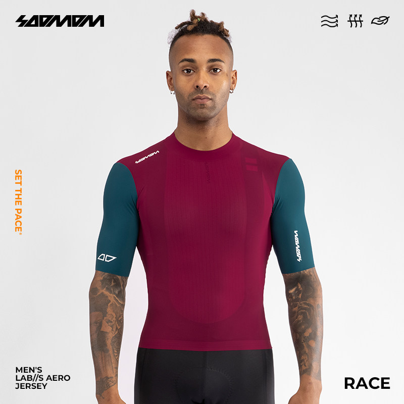 【断码清仓】SOOMOM 男士春夏骑行短袖骑行服背带短裤 - 图2