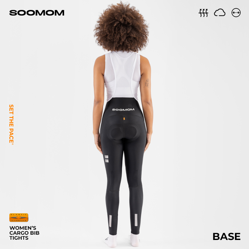 SOOMOM | BASE 女士公路车储物背带骑行长裤 - 图0