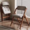 Wanhu antique style folding dining chair for home use