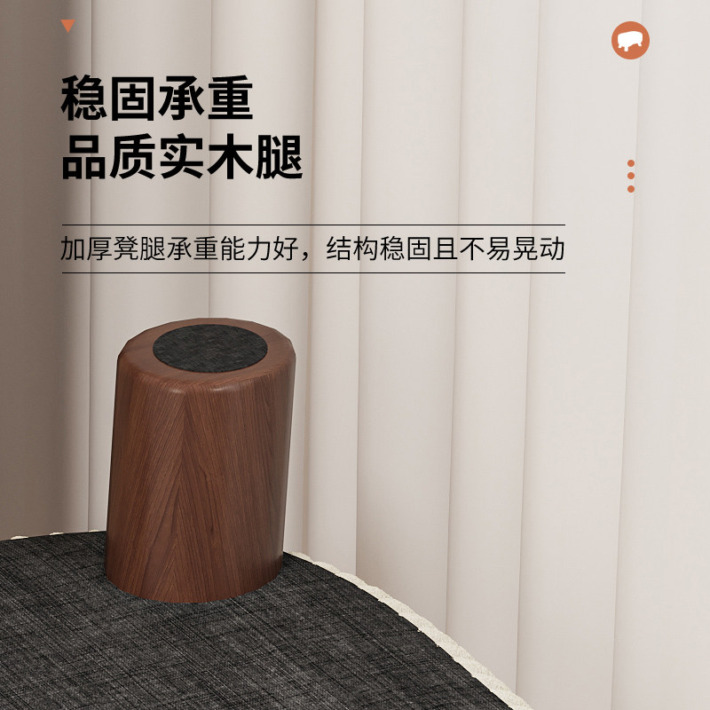 家用小凳子高级感客厅沙发脚踏凳门口换鞋凳玄关矮板凳软包小椅子,淘宝优惠券,粉丝福利购,淘宝优惠卷