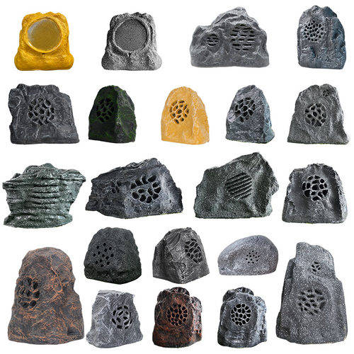 户外防水仿石草坪音箱石头音响室外园林公园草地庭院喇叭背景音乐 - 图0