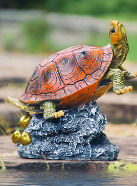 仿真乌龟户外造景中式巧遇花巷
