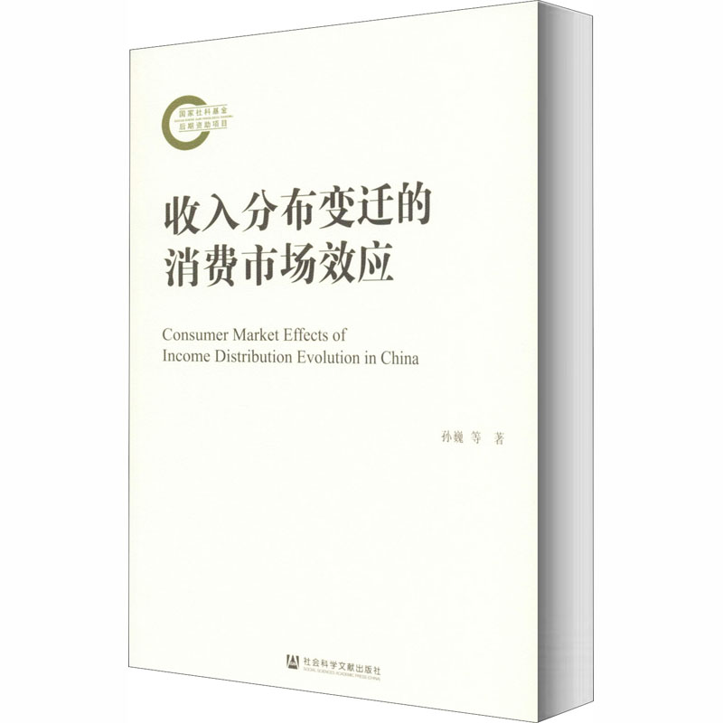 收入分布变迁的消费市场效应 孙巍,杨程博,苏鹏 著 中国经济/中国经济史经管、励志 新华书店正版图书籍 社会科学文献出版社