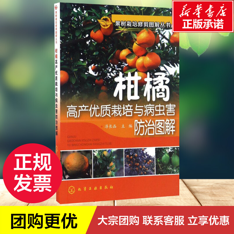 柑橘高产优质栽培与病虫害防治图解 淳长品 主编 著 农业基础科学专业科技 新华书店正版图书籍 化学工业出版社 - 图1