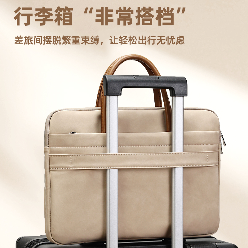笔记本电脑包14寸适用华为matebook14s手提xpro13苹果macbook联想YOGAair通勤15.6寸惠普星bookpro16女士2025 - 图3