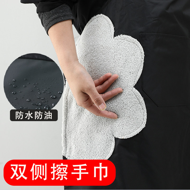 2022新款防水可擦手可定制厨房围裙 迪迪龙简意围裙