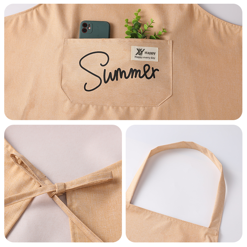 洋气新款防水围裙定制logo防油防污厨房做饭罩衣家用围腰工作服,淘宝优惠券,粉丝福利购,淘宝优惠卷