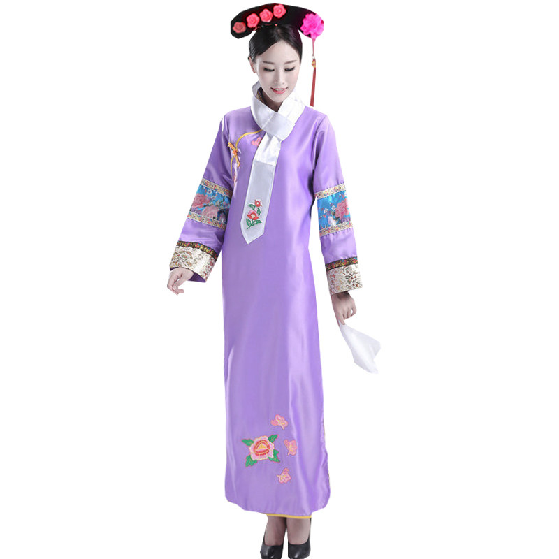 清朝古装女格格服装宫廷服饰满族旗服古代还珠格格装宫女演出服女 - 小编推荐 - WePost 全民代运 - 马来西亚中国淘宝代运与集运专家