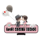 Парковочная стойка для автомобиля, цифровой мобильный телефон, словарная карточка