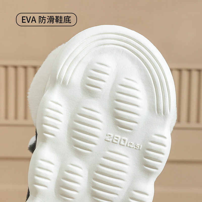 二哈狗棉拖鞋男士冬季款包跟情侣家居外穿防滑毛绒保暖可爱女棉鞋,淘宝优惠券,粉丝福利购,淘宝优惠卷