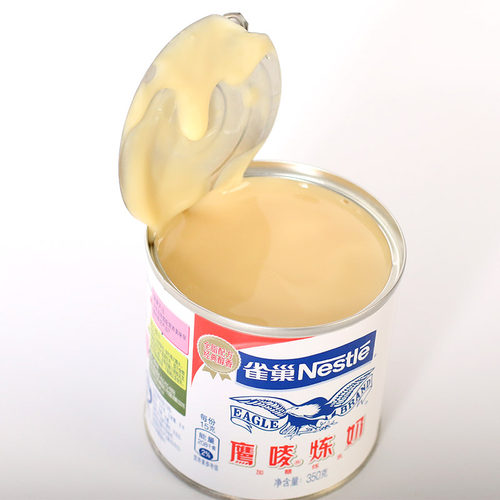 Nestle雀巢鹰唛炼乳350g*1罐炼奶罐装甜练乳家用商用咖啡烘焙材料 - 图3