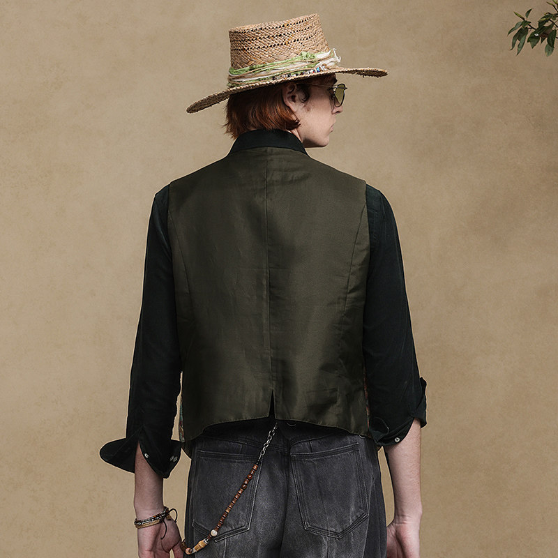 JDV商场同款秋冬新款提花V领休闲马甲男士坎肩短款WCV4109,淘宝优惠券,粉丝福利购,淘宝优惠卷