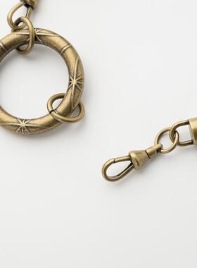 JDV商场同款卡其色男士项链配饰