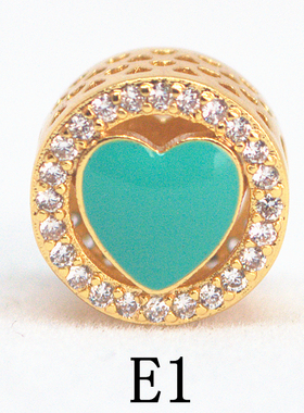 保蒂萝转运珠3层镀金diy卡通首饰