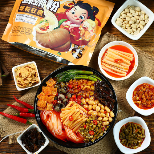 淘吃螺蛳粉 正宗广西柳州特产螺狮粉加臭加辣 原味酸辣米线5袋装 - 图3