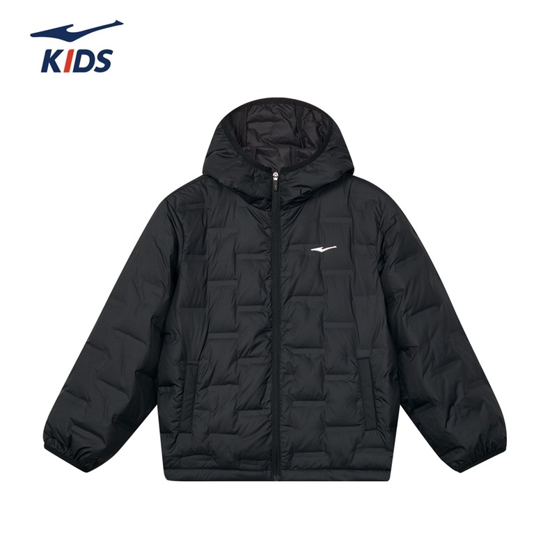 鸿星尔克童装儿童羽绒服秋冬季男童保暖防风外套大童连帽外套冬装,淘宝优惠券,粉丝福利购,淘宝优惠卷