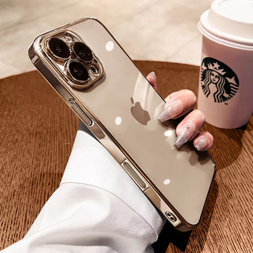 第一卫适用苹果17promax手机壳新款iPhone16超薄透明15防摔14全包镜头13气囊plus磁吸保护套12简约高级感女男 - 图2