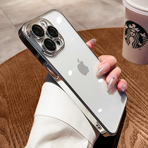 第一卫适用苹果17promax手机壳新款iPhone16超薄透明15防摔14全包镜头13气囊plus磁吸保护套12简约高级感女男 - 图1