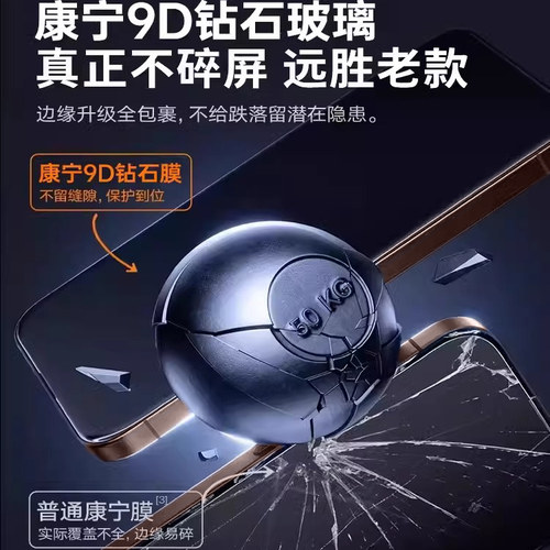 第一卫适用iPhone17proma钢化膜苹果16/15手机膜iPhone15pro康宁14无尘仓12贴膜13防窥pm新款xr全屏覆盖11摔e - 图0