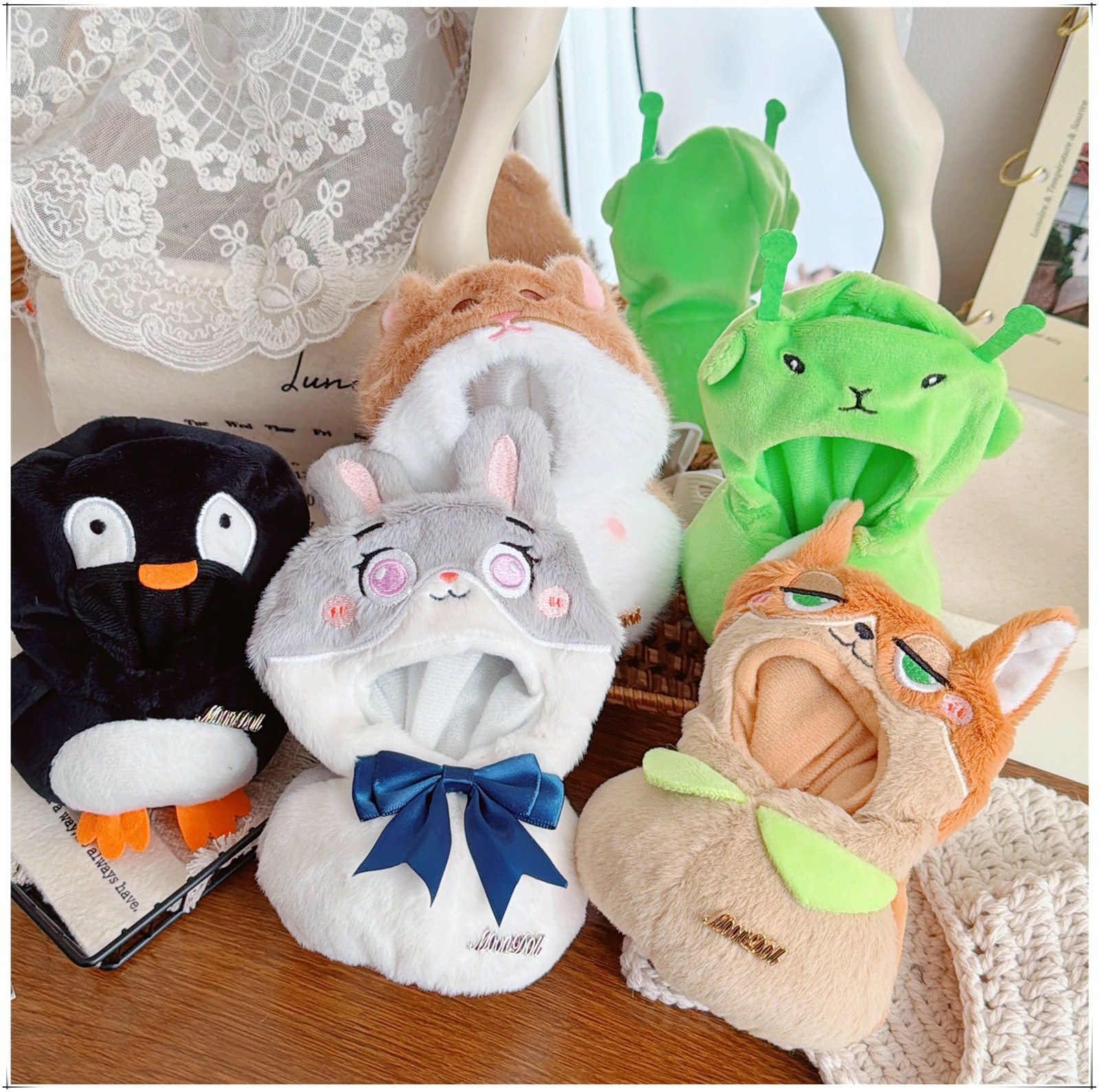 仅售衣服】可爱东迪小豆毛绒公仔衣服娃衣包包挂件着替动物团子,淘宝优惠券,粉丝福利购,淘宝优惠卷