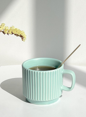马卡龙糖果色陶瓷马克杯ins风简约咖啡杯活动礼品伴手礼水杯