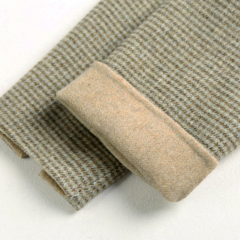 布景毛呢大衣女2025年冬季新品简约棒球领格纹含羊毛短款外套1036,淘宝优惠券,粉丝福利购,淘宝优惠卷