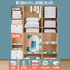 Compressed and packed clothes with large capacity storage bag