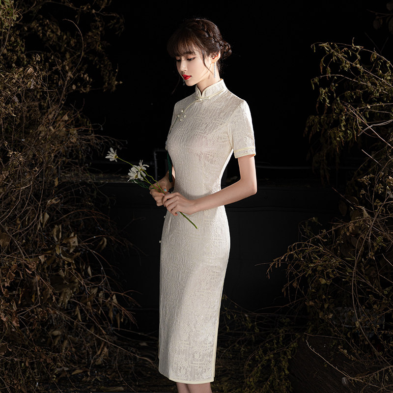 改良版旗袍少女2020年新款连衣裙 杉奈尔旗袍