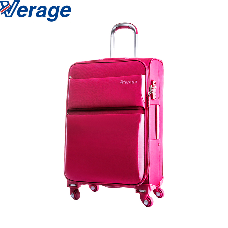 Verage 維麗傑牛津布行李箱萬向輪女20寸登機箱布箱旅行箱密碼箱
